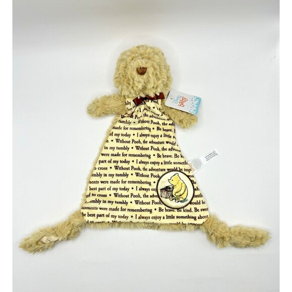 DISNEY BABY Lovey WINNIE THE POOH Security Blanket Lovey Knots Kids Preferred - Picture 14 of 14